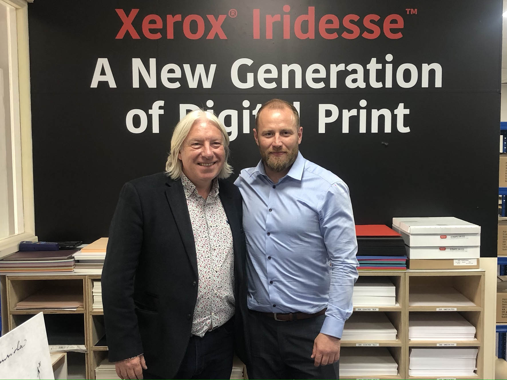 Joseph Reddy Xerox Showcasing the Xerox Iridesse | Ballyprint
