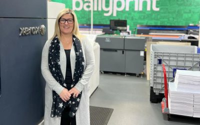 Elaine Hamill joins the team at Ballyprint